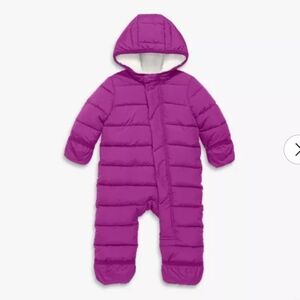 Primary Baby Parka Puffer Suit in Boysenberry Size 0-6 Months